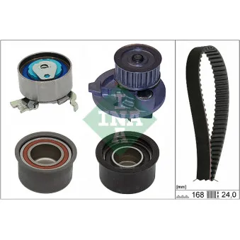Pompe à eau + kit de courroie de distribution INA 530 0444 30