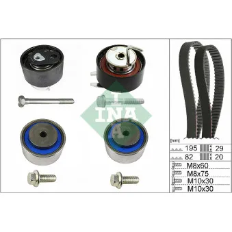 Kit de distribution INA 530 0734 10
