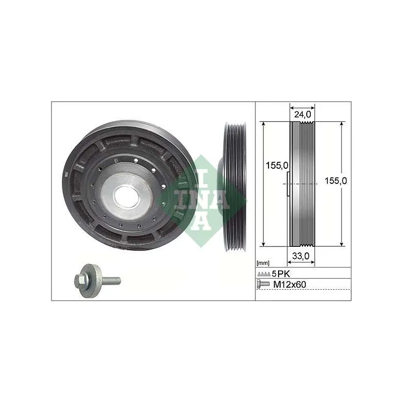 Kit de poulies, vilebrequin INA 544 0054 20