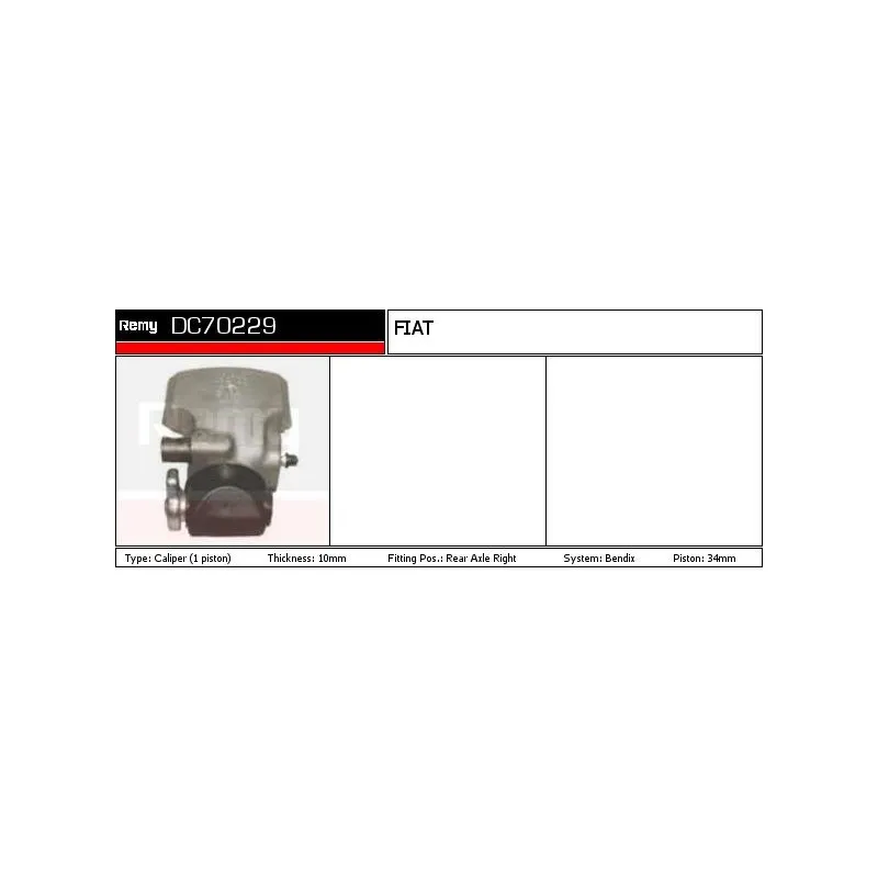 Étrier de frein REMY DC70229