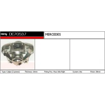 Étrier de frein REMY DC70537