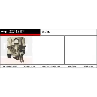 Étrier de frein REMY DC71227