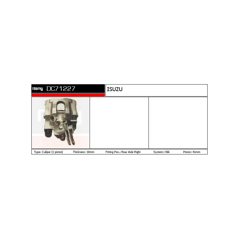 Étrier de frein REMY DC71227