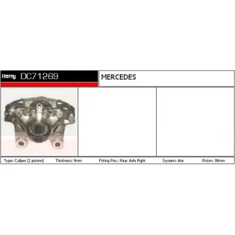 Étrier de frein REMY DC71269