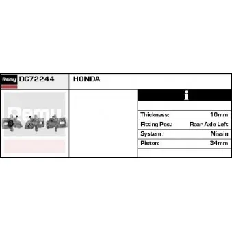 Étrier de frein REMY DC72244