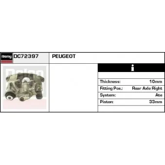 Étrier de frein REMY DC72397
