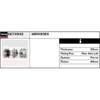 Étrier de frein REMY DC72842