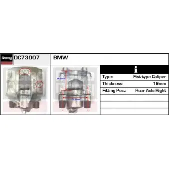Étrier de frein REMY DC73007