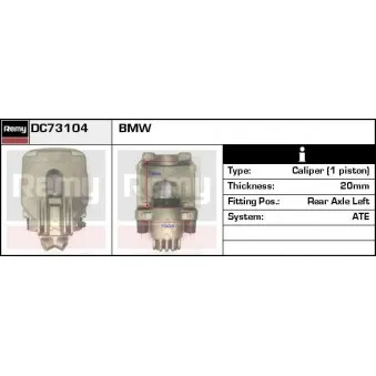 Étrier de frein REMY DC73104