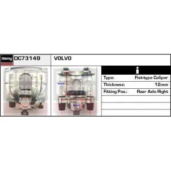 Étrier de frein REMY DC73149