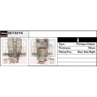 Étrier de frein REMY DC73215