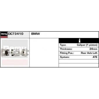 Étrier de frein REMY DC73410