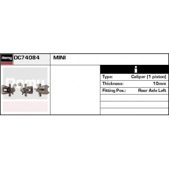 Étrier de frein REMY DC74084