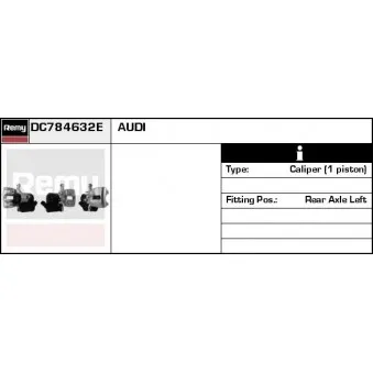 Étrier de frein REMY DC784632E