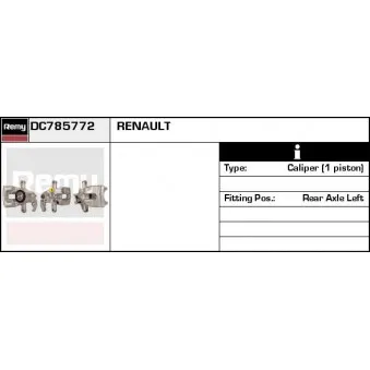 Étrier de frein REMY DC785772