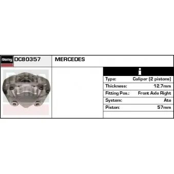 Étrier de frein REMY DC80357