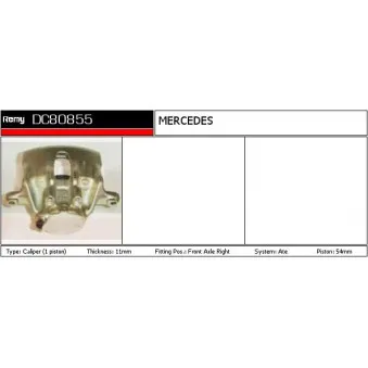 Étrier de frein REMY DC80855
