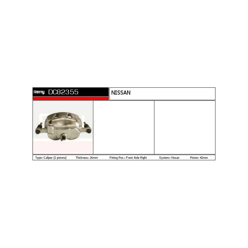 Étrier de frein REMY DC82355