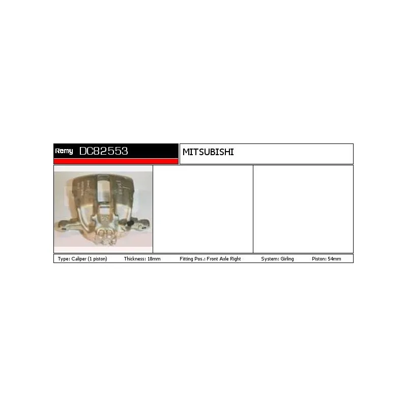 Étrier de frein REMY DC82553
