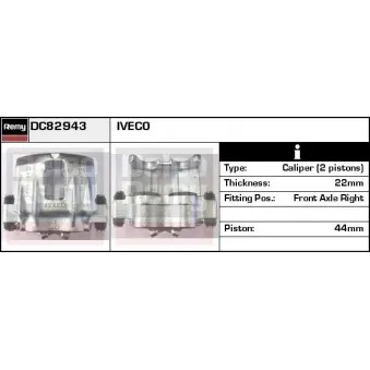 Étrier de frein REMY DC82943