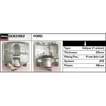 Étrier de frein REMY DC82982