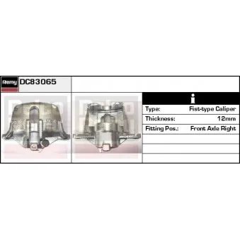 Étrier de frein REMY DC83065