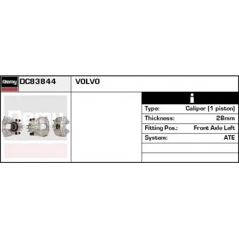 Étrier de frein REMY DC83844