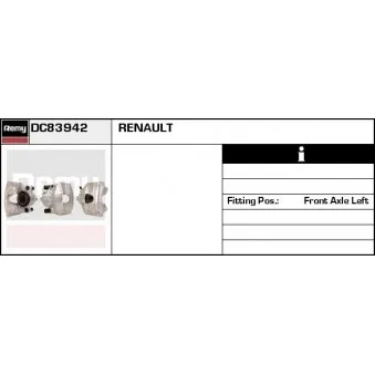 Étrier de frein REMY DC83942