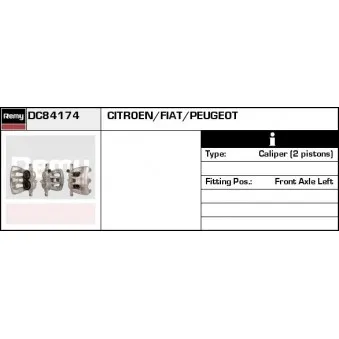 Étrier de frein REMY DC84174