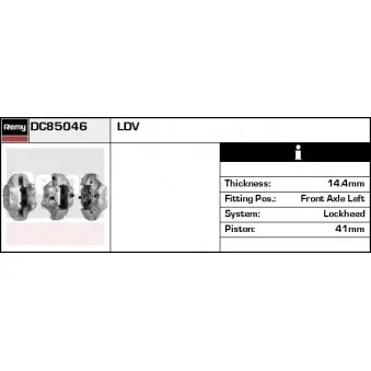 Étrier de frein REMY DC85046