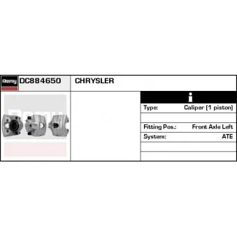 Étrier de frein REMY DC884650