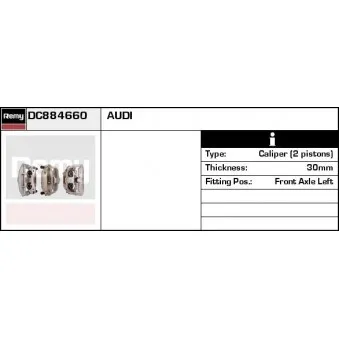 Étrier de frein REMY DC884660