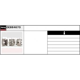 Étrier de frein REMY DC884670
