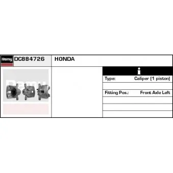 Étrier de frein REMY DC884726