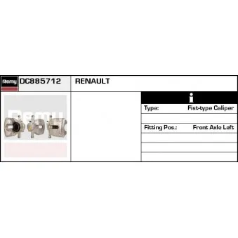 Étrier de frein REMY DC885712