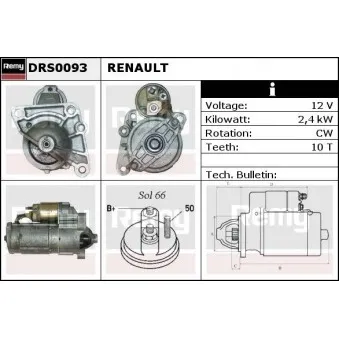 Démarreur REMY DRS0093