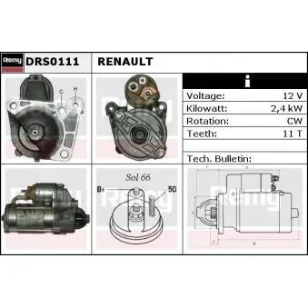 Démarreur REMY DRS0111