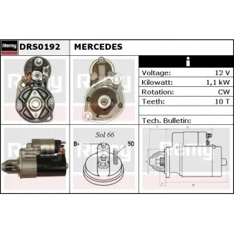 Démarreur REMY DRS0192
