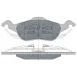 Jeu de 4 plaquettes de frein avant SCT GERMANY SP 237 PR - Visuel 2