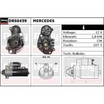Démarreur REMY DRS0459