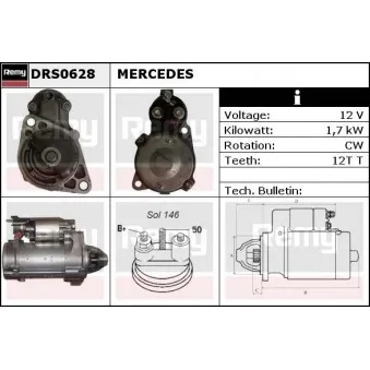 Démarreur REMY DRS0628