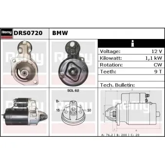 Démarreur REMY DRS0720