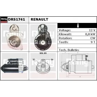 Démarreur REMY DRS1741