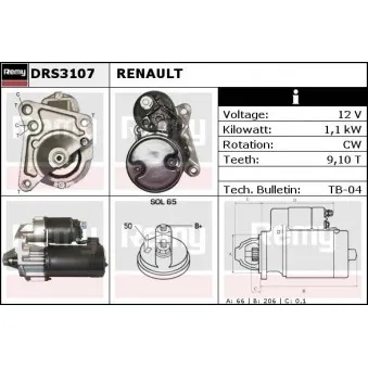 Démarreur REMY DRS3107