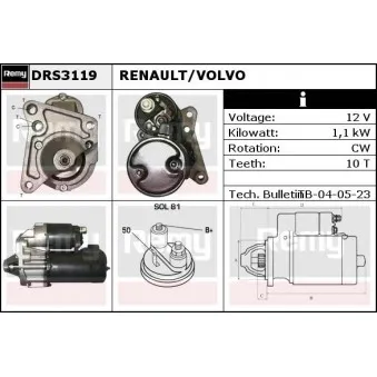Démarreur REMY DRS3119