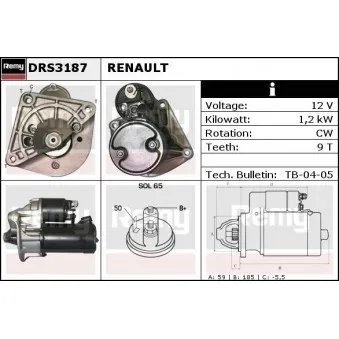 Démarreur REMY DRS3187