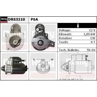 Démarreur REMY DRS3210