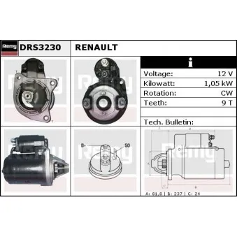 Démarreur REMY DRS3230