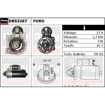 Démarreur REMY DRS3267