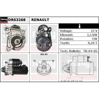 Démarreur REMY DRS3268